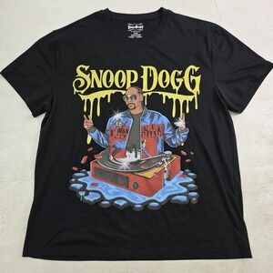 Dogg Supply Snoop Dogg Rap Hip Hop Logo‎ Drip Graphic Men's T-Shirt XL EUC